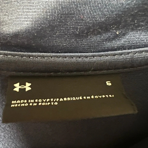 Under Armour Youth Track Jacket Size 6 Navy Blue/Red/Gray - Picture 2 of 4